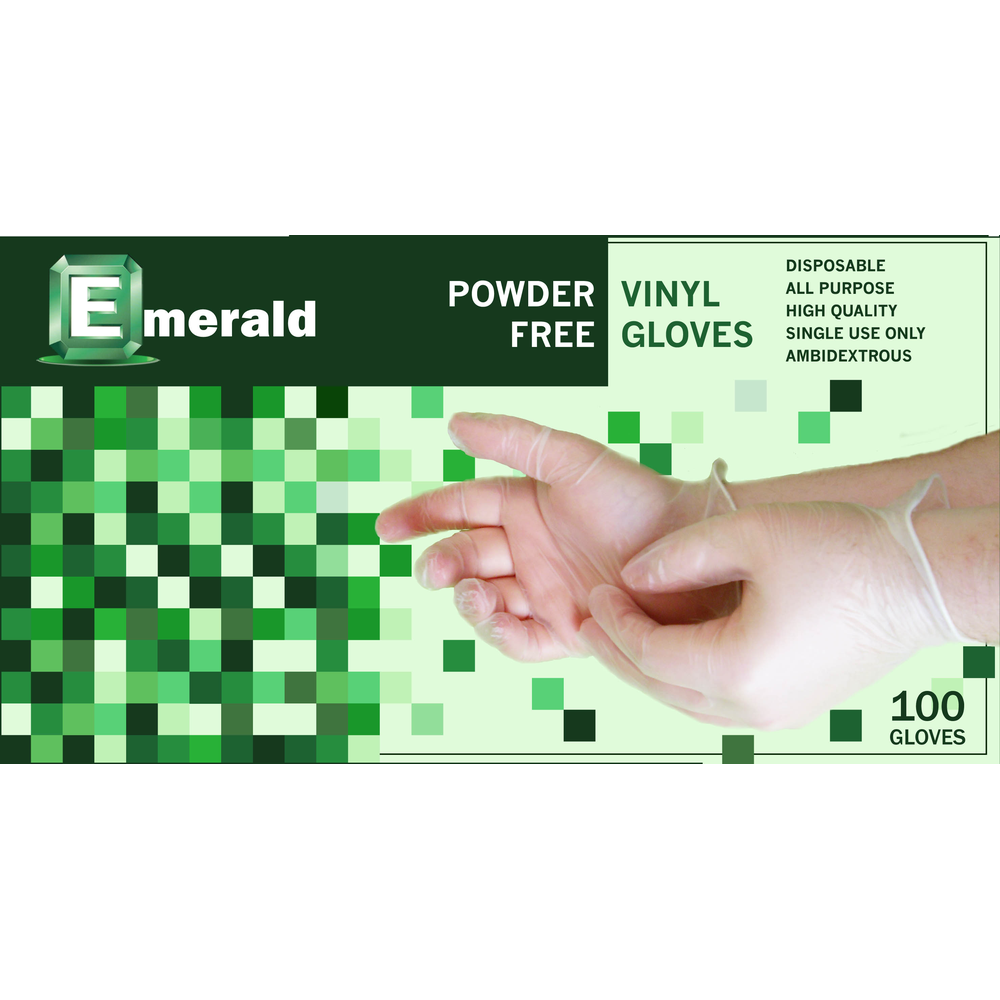 Shannon Powder-Free Vinyl GP 4 Mil, X-Large, 100/Pk
